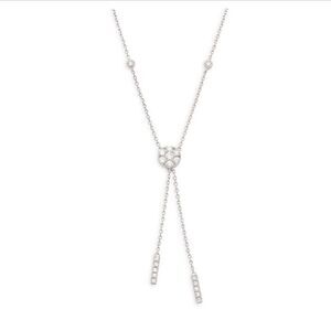 EFFY 14k white gold & diamond necklace